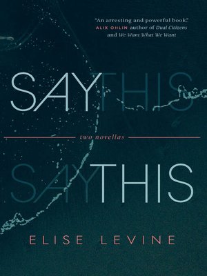 cover image of Say This
